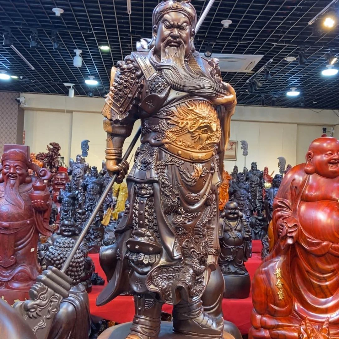 刚***…风车木（黑檀木）黑檀木关二爷