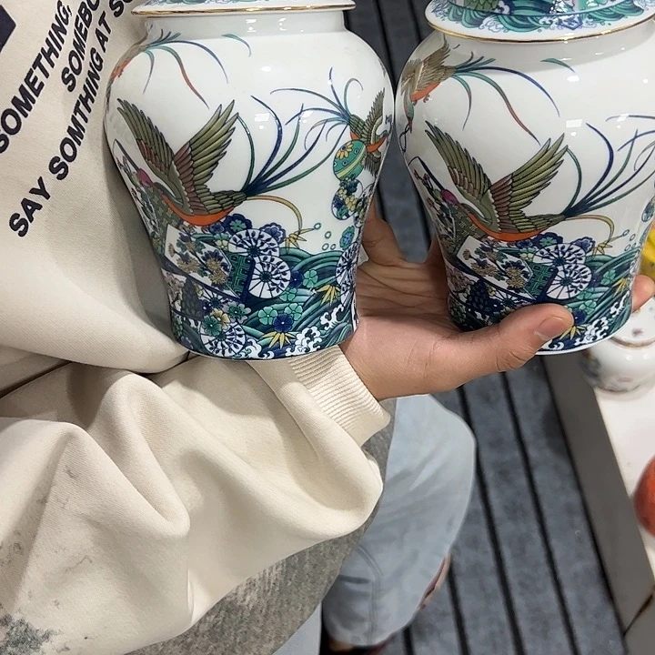 茶叶罐陶瓷家用储物罐瑕疵福利品介意勿拍