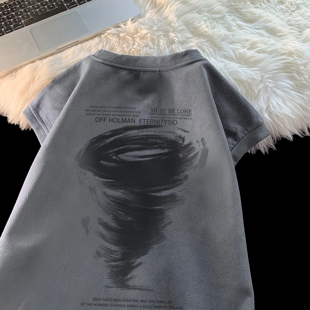 背心宽松美式潮牌无袖T恤男男士240克重磅夏季新款百搭青少年坎肩