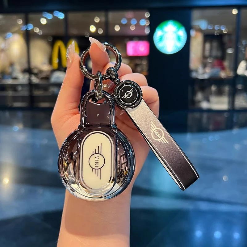 宝马mini钥匙套迷你countryman女cooper包f54f55f56F60配件车壳扣