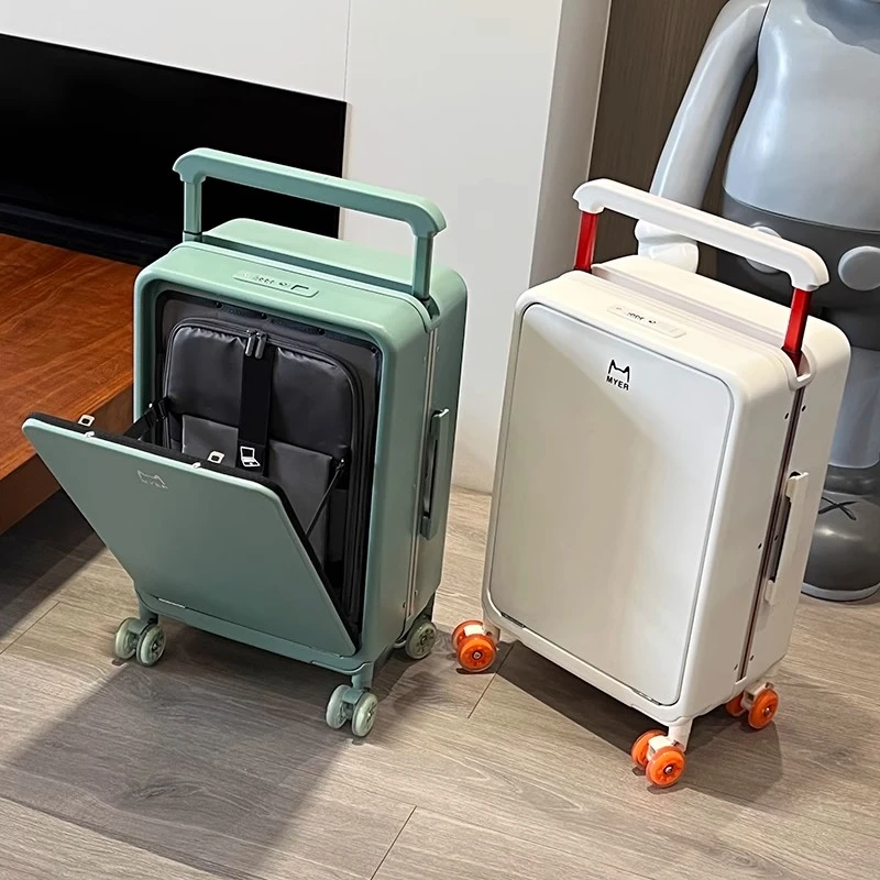 MYER行李箱20寸登机箱24寸旅行箱中置前开盖宽拉杆铝框箱轴承轮子
