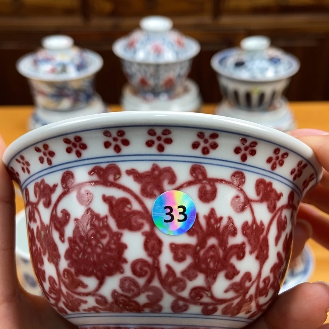 手绘现代茶具非古董