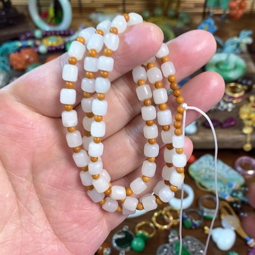 和田玉未镶嵌颈饰漂亮漂亮漂亮漂亮