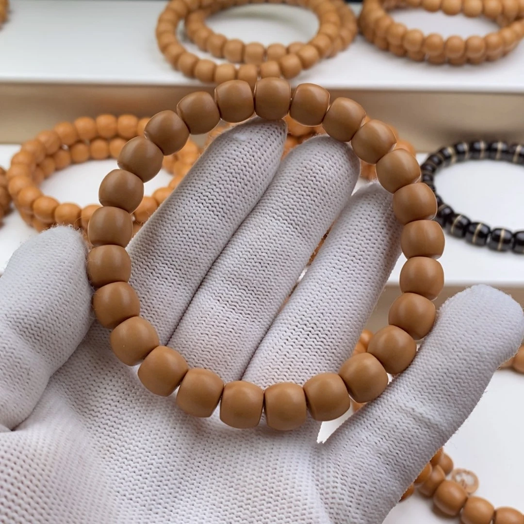 猴头核桃手串白*画直切