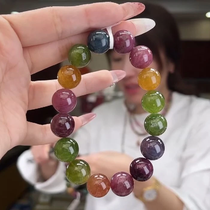 04441941/未镶嵌碧玺13mm+单圈多样性发货