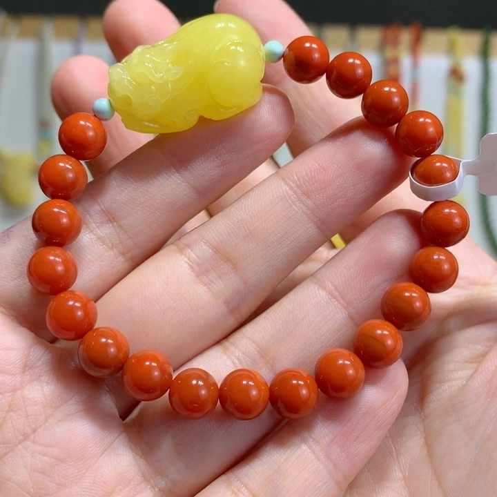 手链蜜蜡未镶嵌7.6mm
