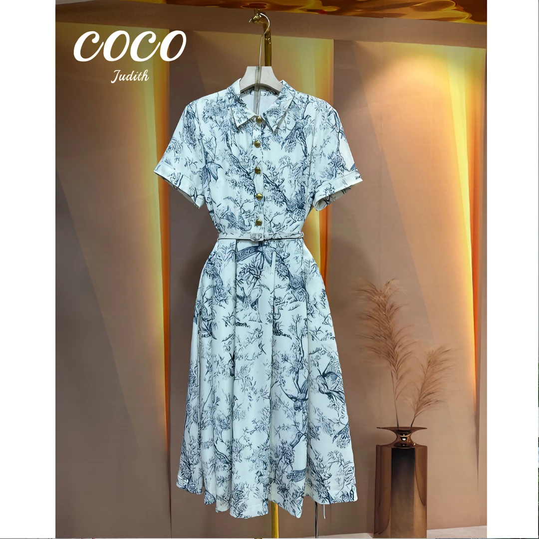 现货【RG003】2025年春装新款时尚气质百搭减龄显瘦新款女装连衣裙