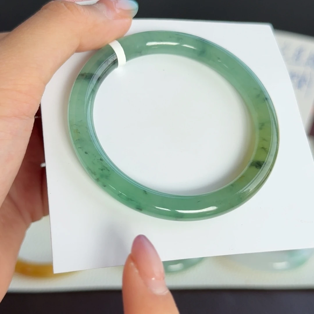 翡翠未镶嵌手镯21号 54