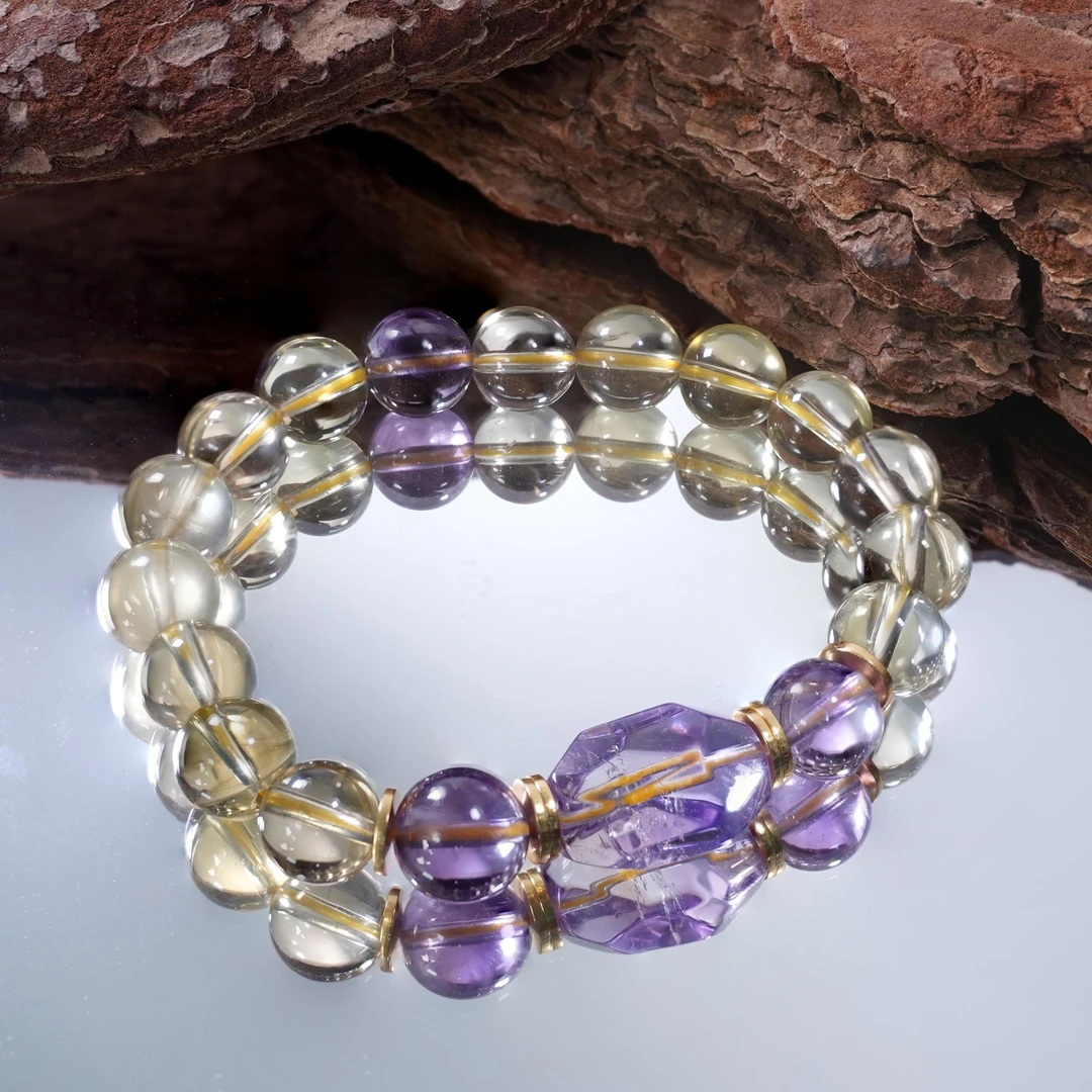 Fiilo「我值得」定制设计款 天然水晶手串 多样性发一