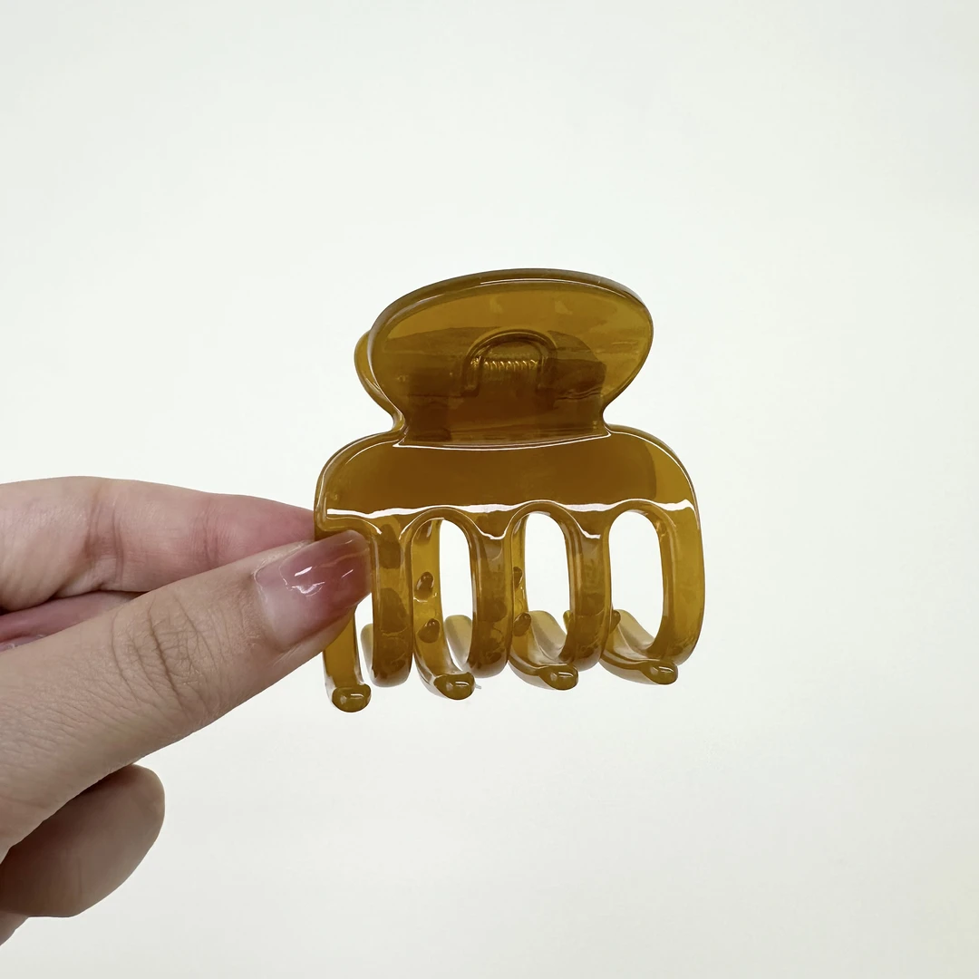 L688夕洛小铲子5cm女抓夹日韩原创设计发夹发卡大抓夹可爱