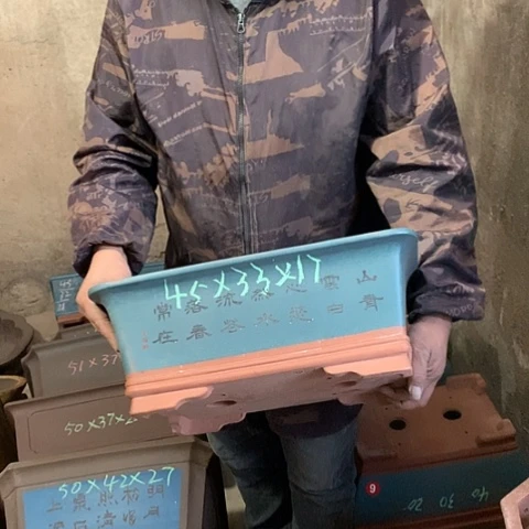 紫砂花盆手工制作