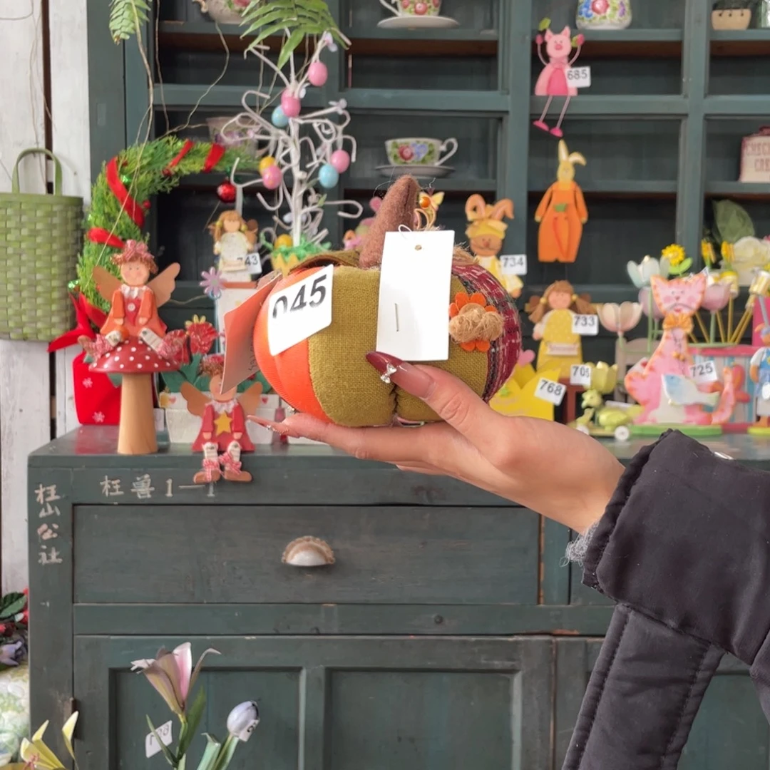 木质圣诞月福老货玩具中古风默认微瑕