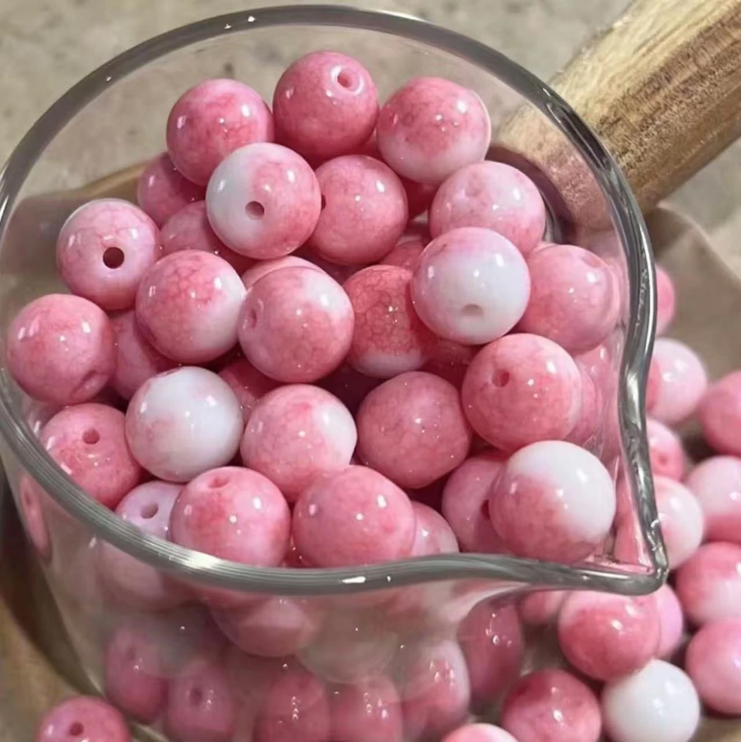 非金属仿水晶手链 散珠仙女饰品材料紫色镶嵌天然粉手工时尚配饰