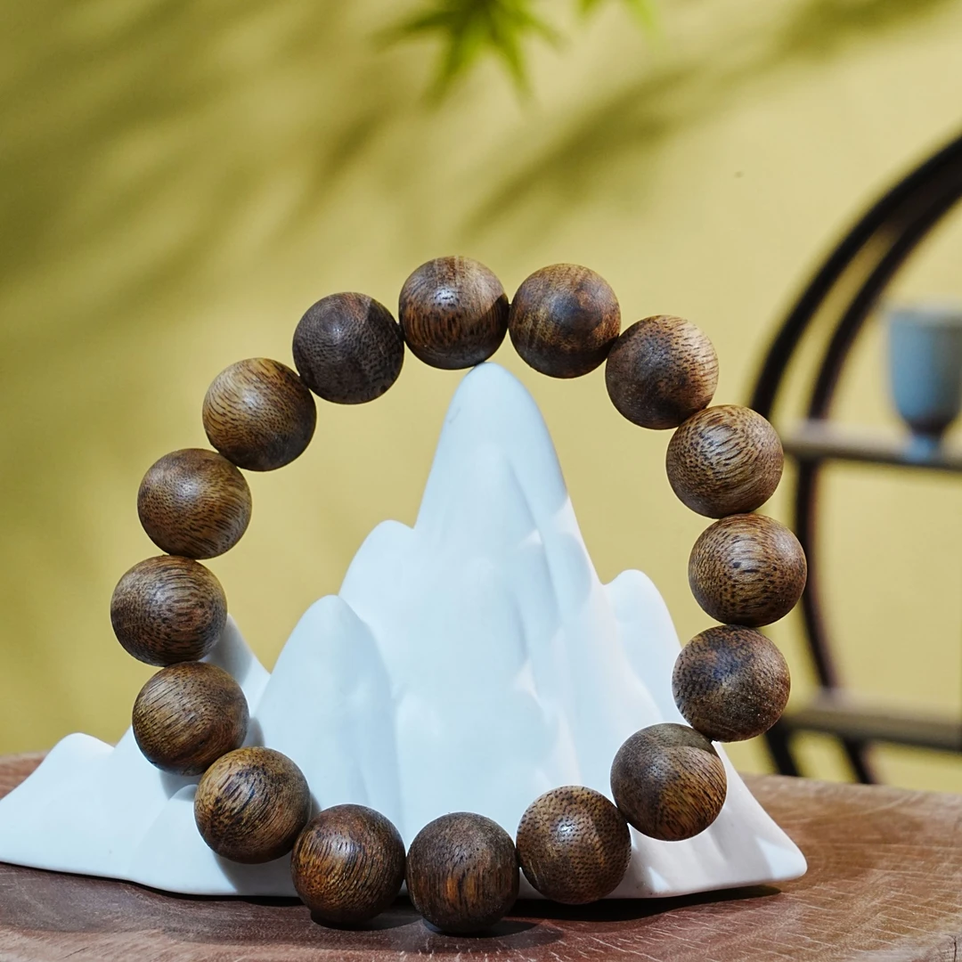 【正区】海南霸王岭金丝蜜结老料沉香手串 11.17g 250820019 B