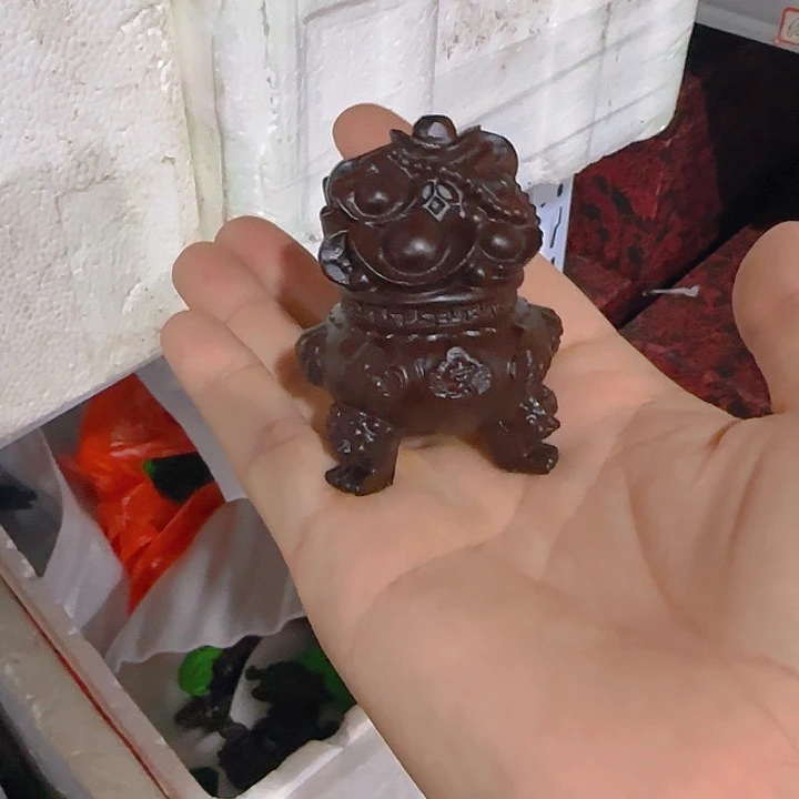 木黑檀木6聚宝盆一个