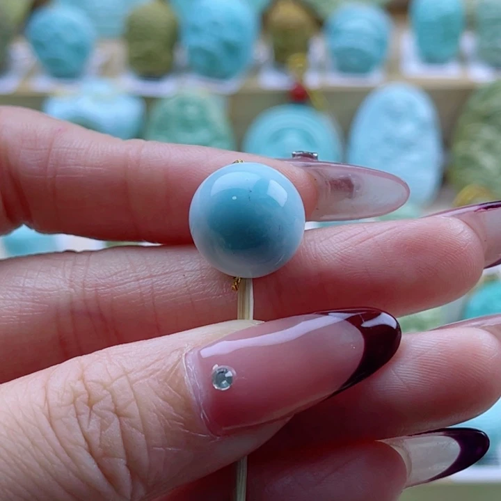 绿松石未镶嵌珠宝奇石14m