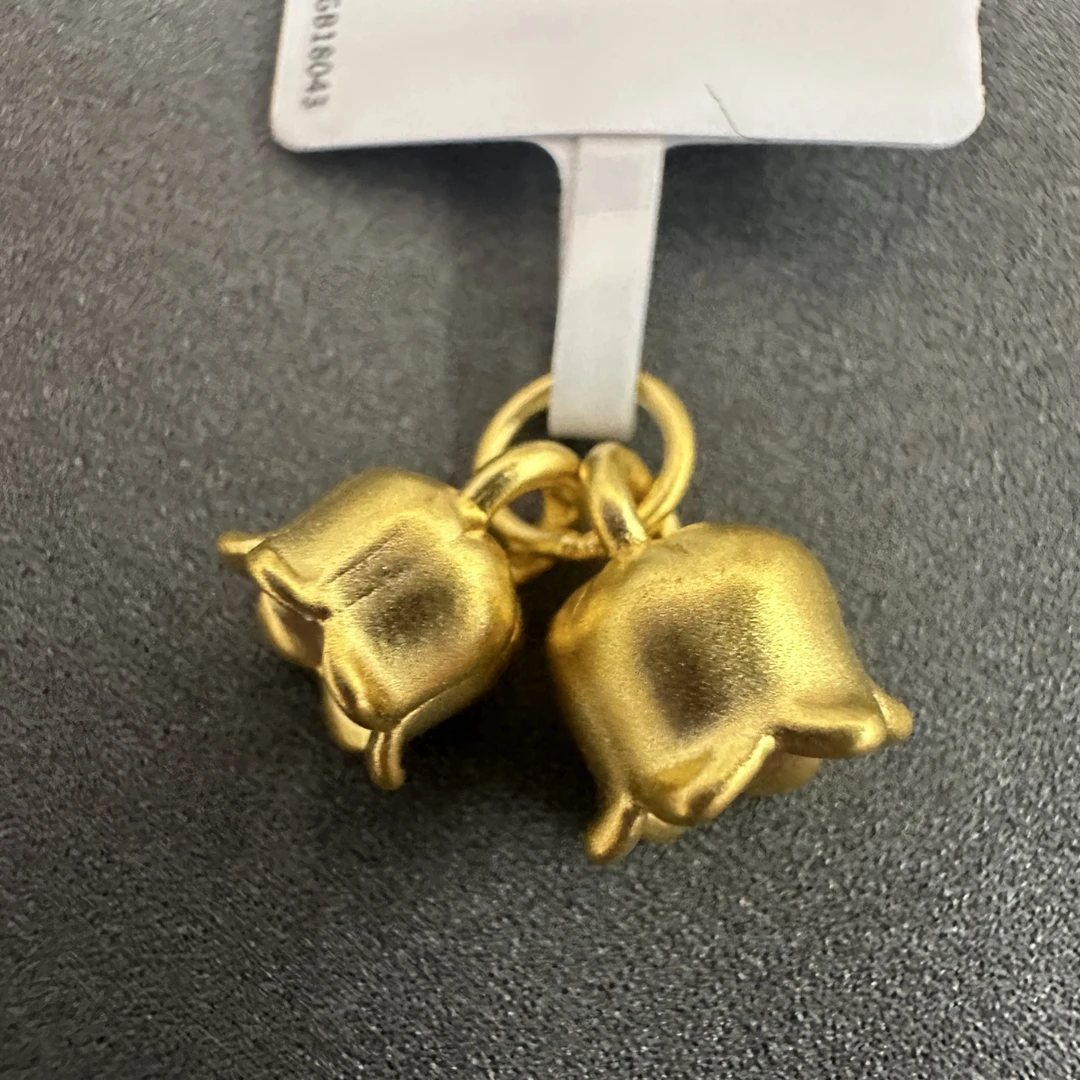 【夏夏专享】足金999 双金花ZP 0.68 攒金有道