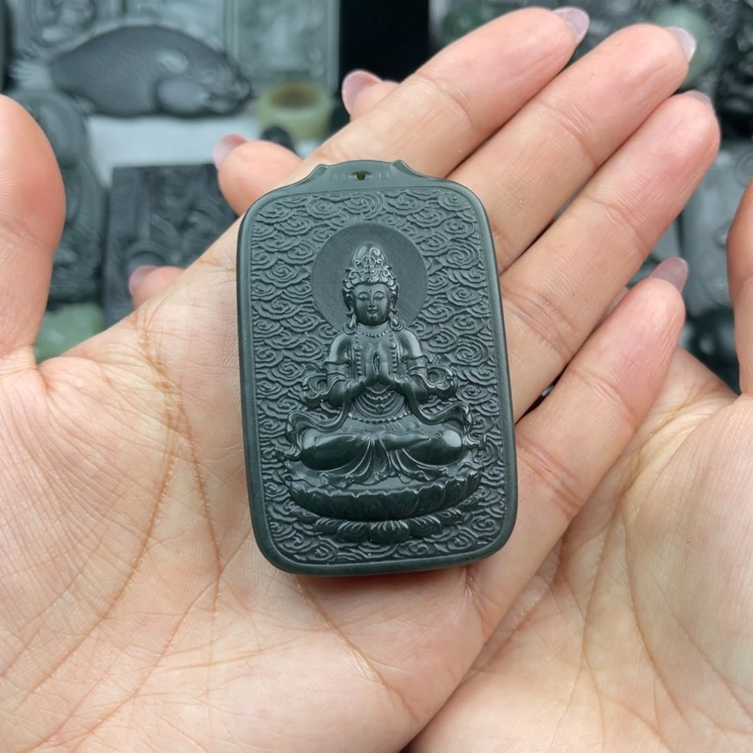 和田玉颈饰未镶嵌v**7