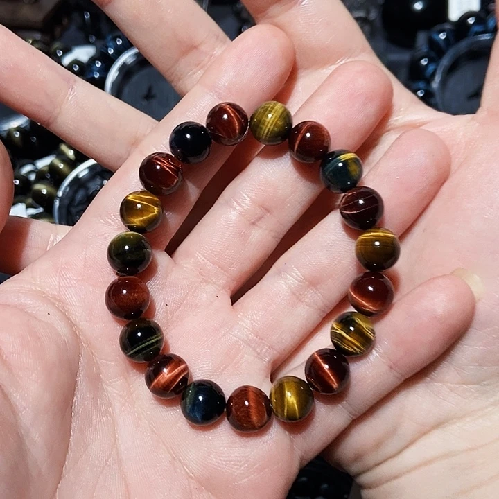 木变石（虎睛石）未镶嵌手串