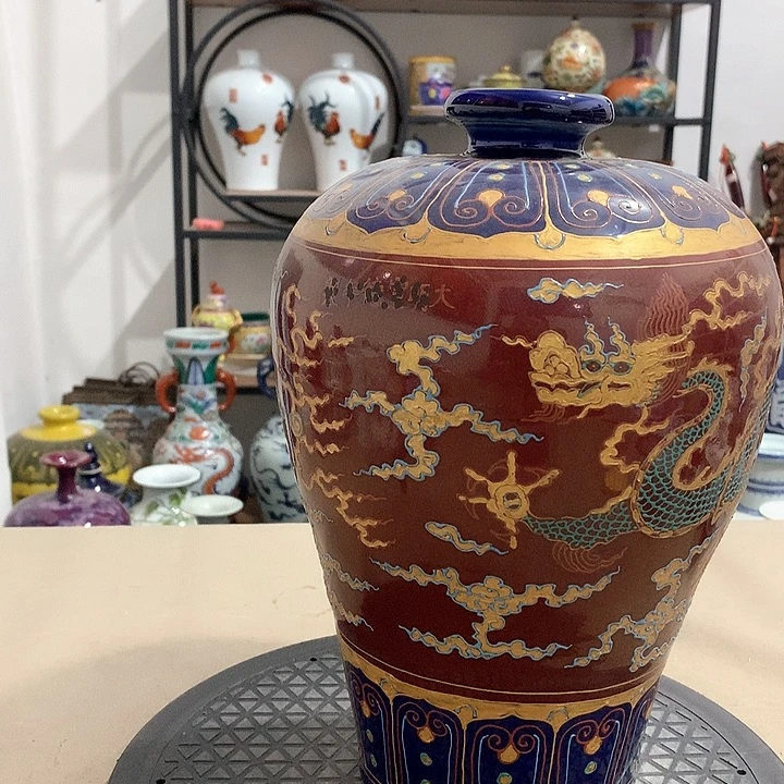 摆件陶博古架陶瓷摆件