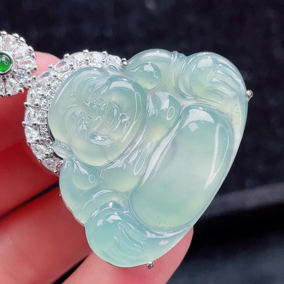 翡翠颈饰未镶嵌881，