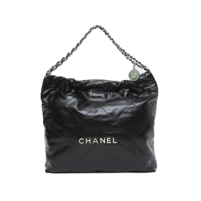 未使用 Chanel/香奈儿 珊专属 22Bag Tote托特包 中号 银扣