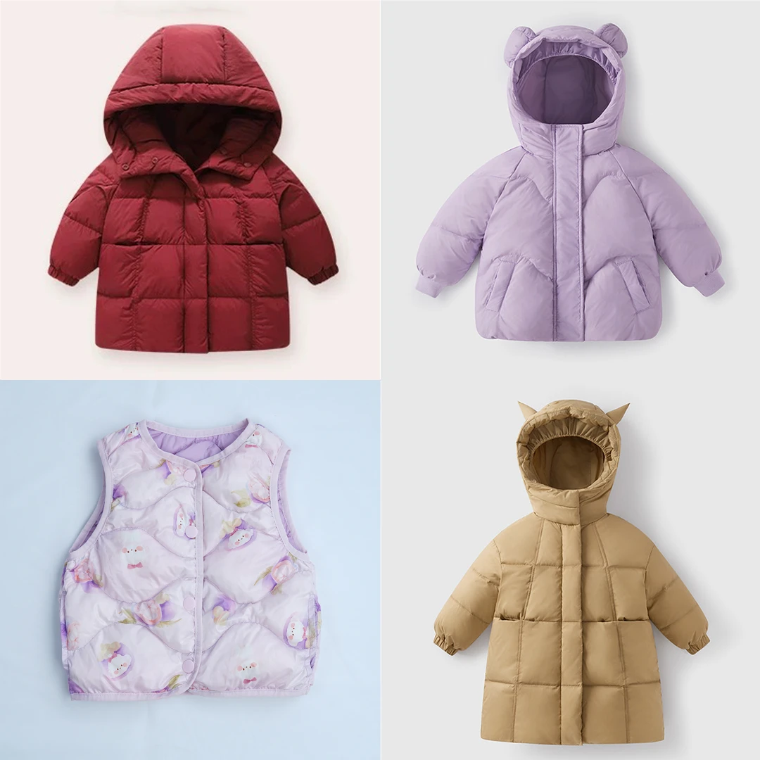 4-（工厂清货）儿童童装洋气保暖秋冬羽绒服