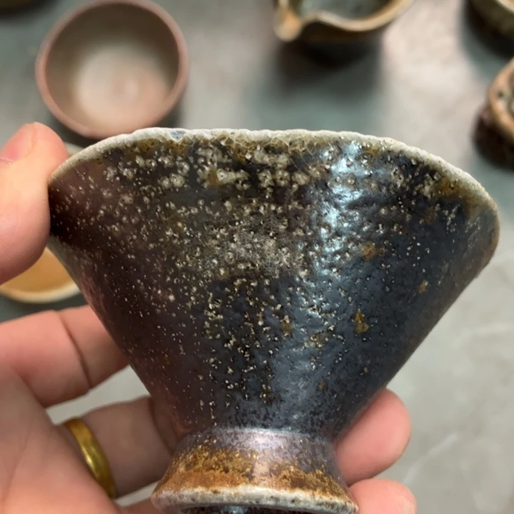 柴烧杯子宝瓶大放漏