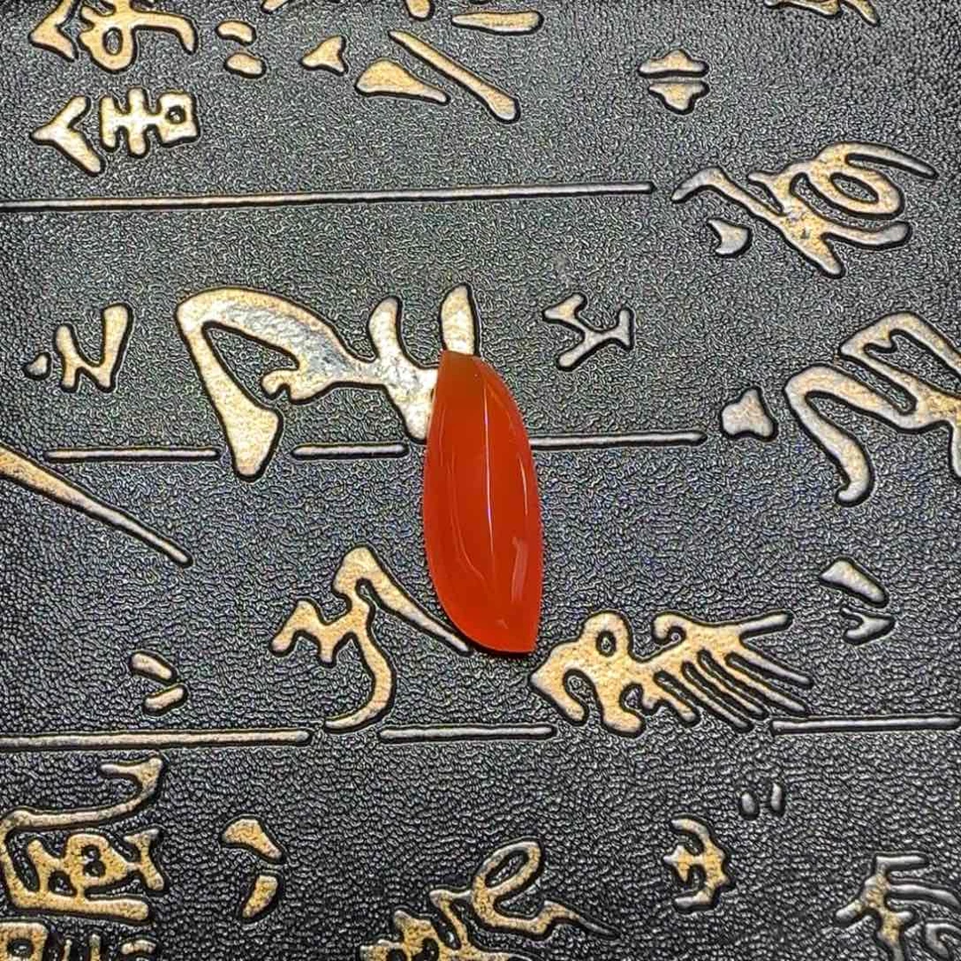 南红玛瑙未镶嵌冰红马眼吊坠
