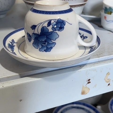 陶瓷咖啡杯一套陶瓷