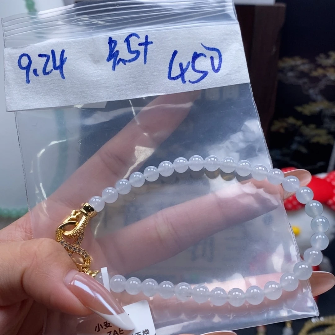 未镶嵌定制翡翠珠串