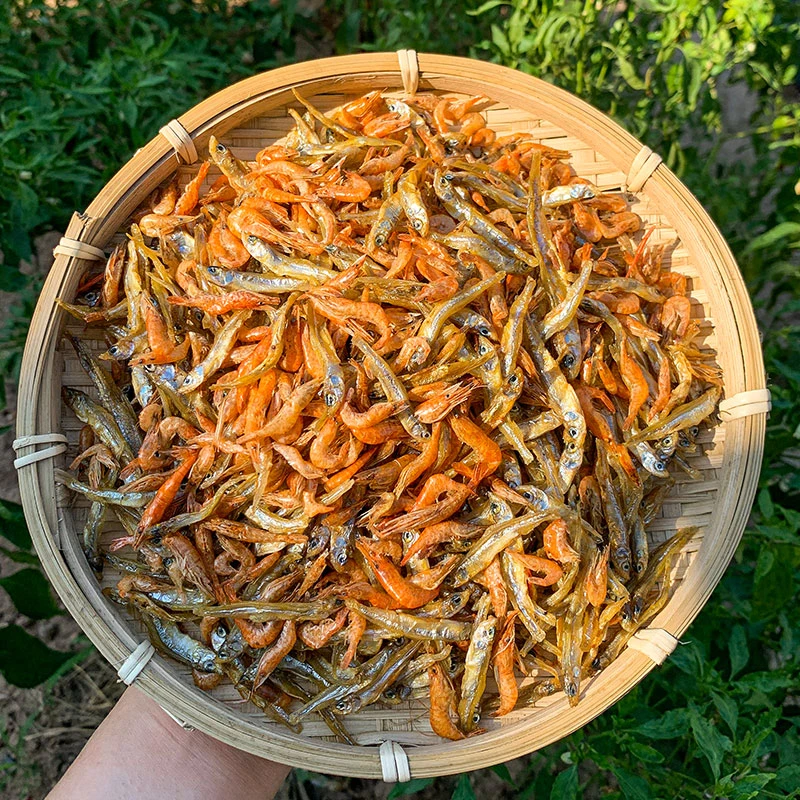 湖南特产小鱼小虾小河鲜水产干货250克公仔鱼河虾下酒菜火焙鱼