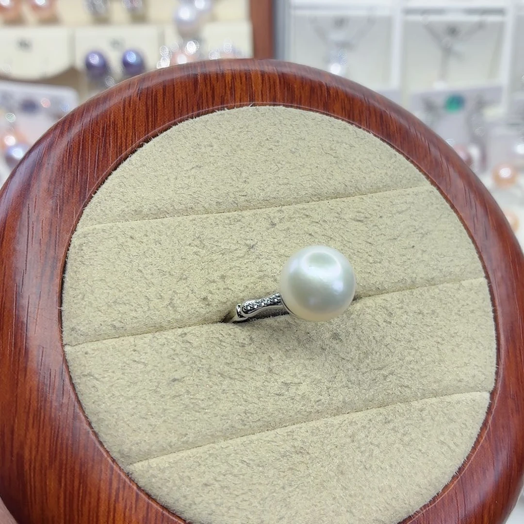 淡水珍珠戒指合金F