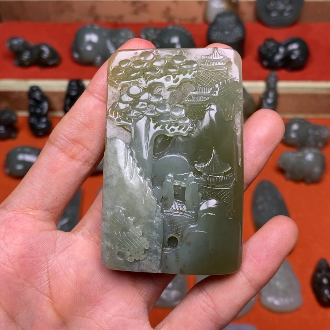 和田玉颈饰未镶嵌