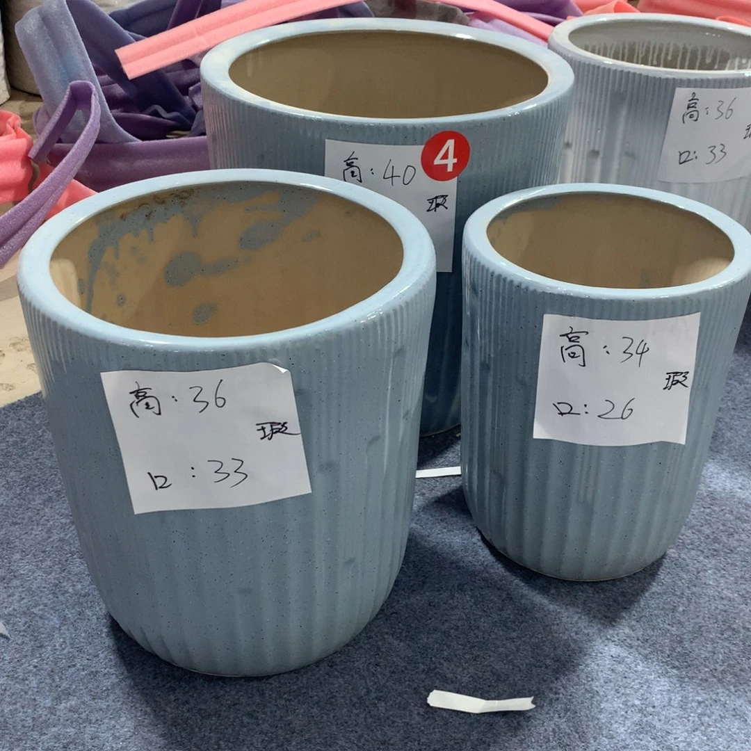 高温陶瓷花盆微瑕