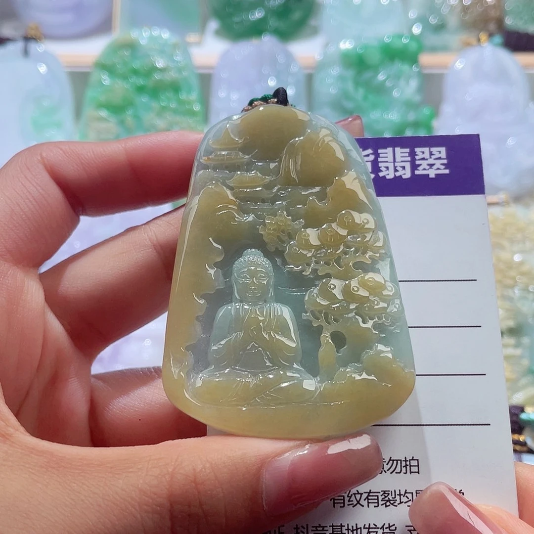 颈饰未镶嵌翡翠大日
