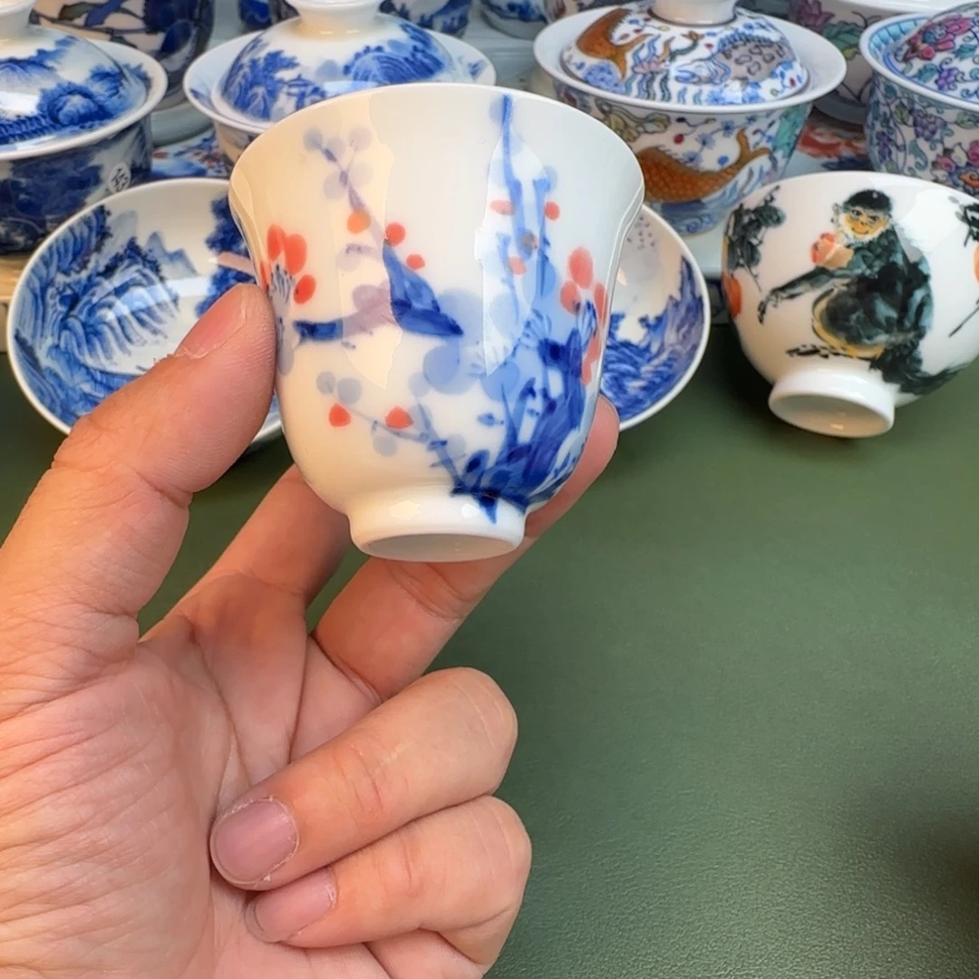 陶纯手工纯手绘茶具347