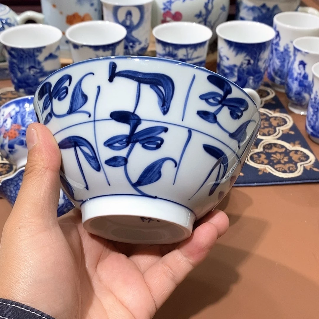 景德镇旭日堂陶瓷老茶花大号