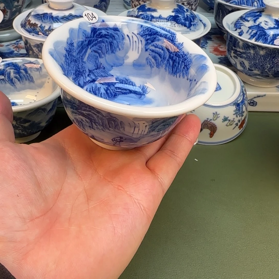 彦祖纯手工手绘茶具104