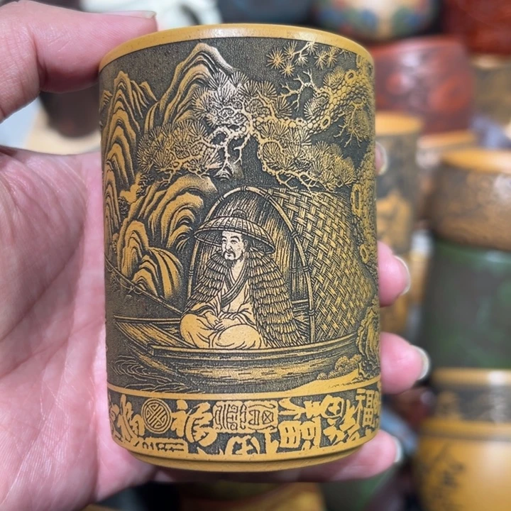 紫砂茶杯宜兴紫砂主人杯