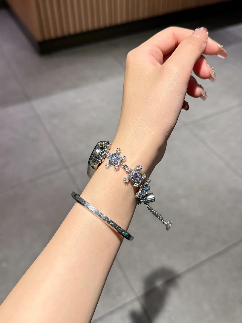 ins适用小米手环9/7pro猫眼石星星链9表带红米手表watch4/3创意65