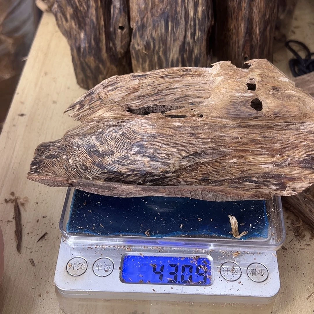 香料绿奇楠虫漏43克虎斑棋