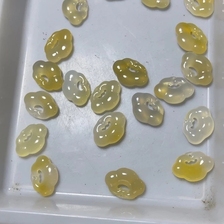 石英质玉未镶嵌吊坠(不含链)