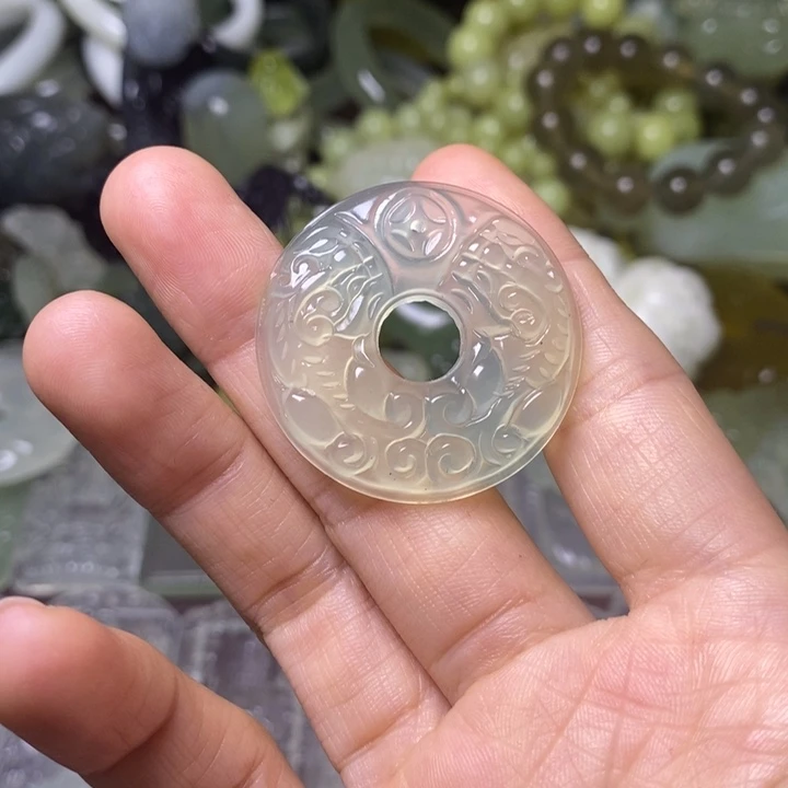 岫玉天然岫玉挂件未镶嵌