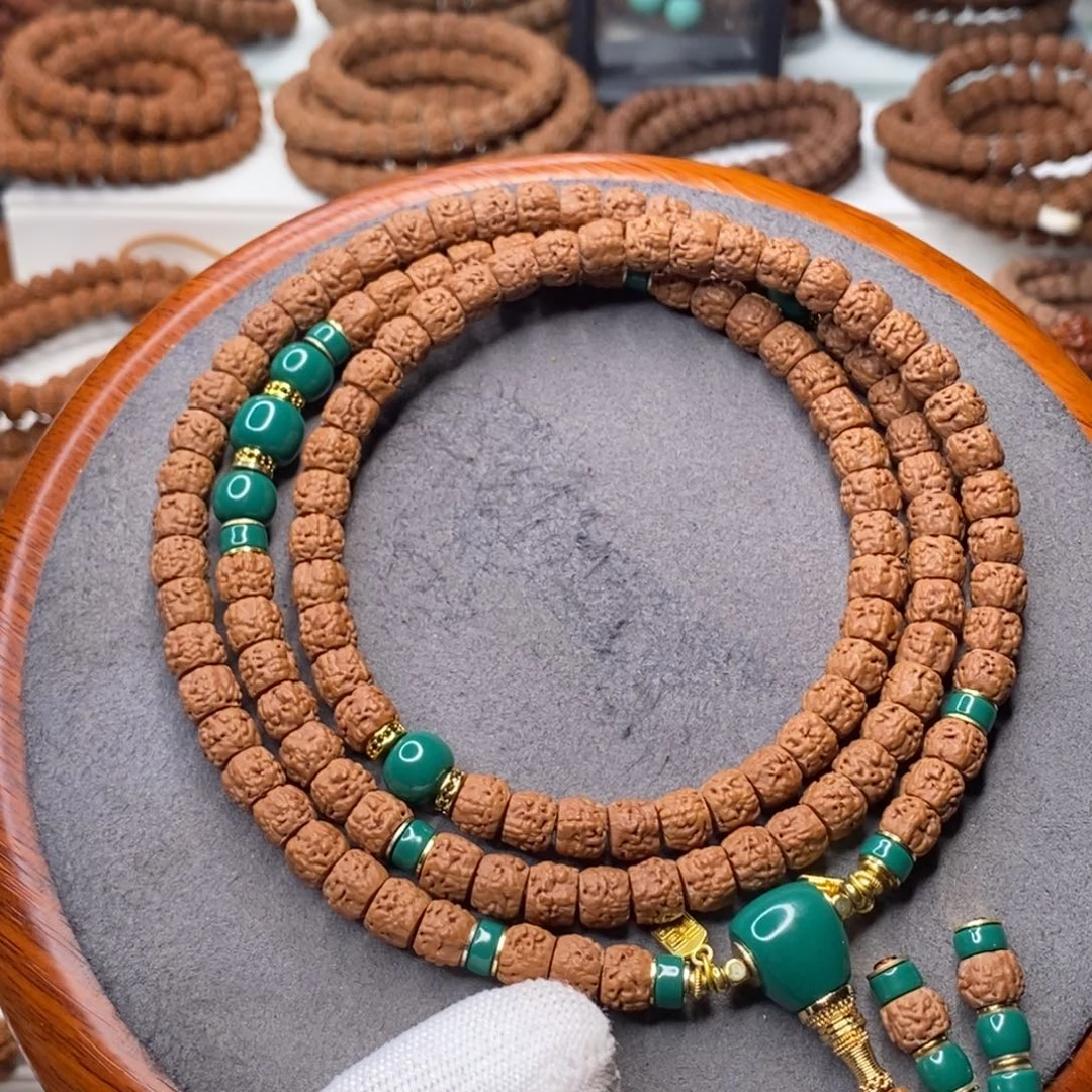 金刚菩提吊坠五爪金龙龙切佛手套装，尺寸8+