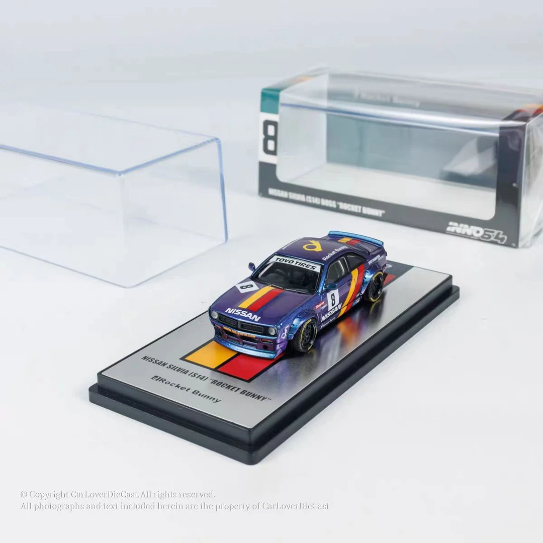 INNO日产NissanSilviaS14合金车模汽车模型模型汽车车模