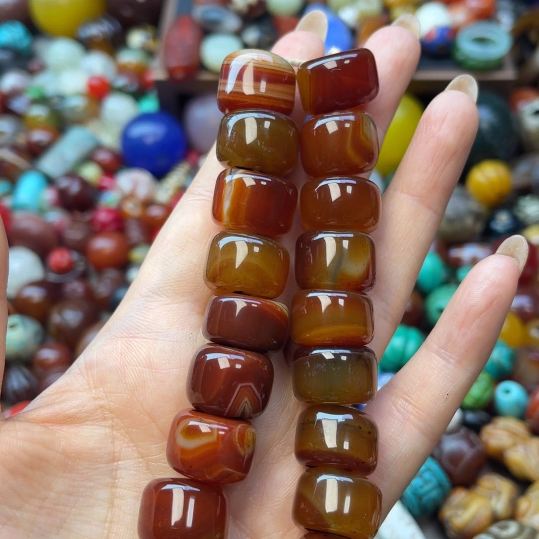 玛瑙/玉髓合金颈饰