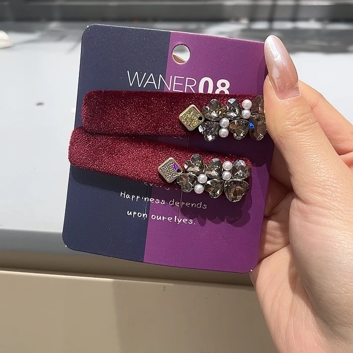 布艺铁合金长方形拜拜夹