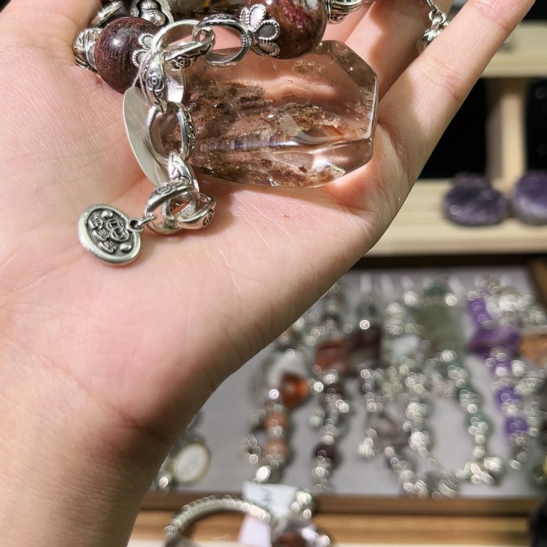 水晶手链合金画*子手串