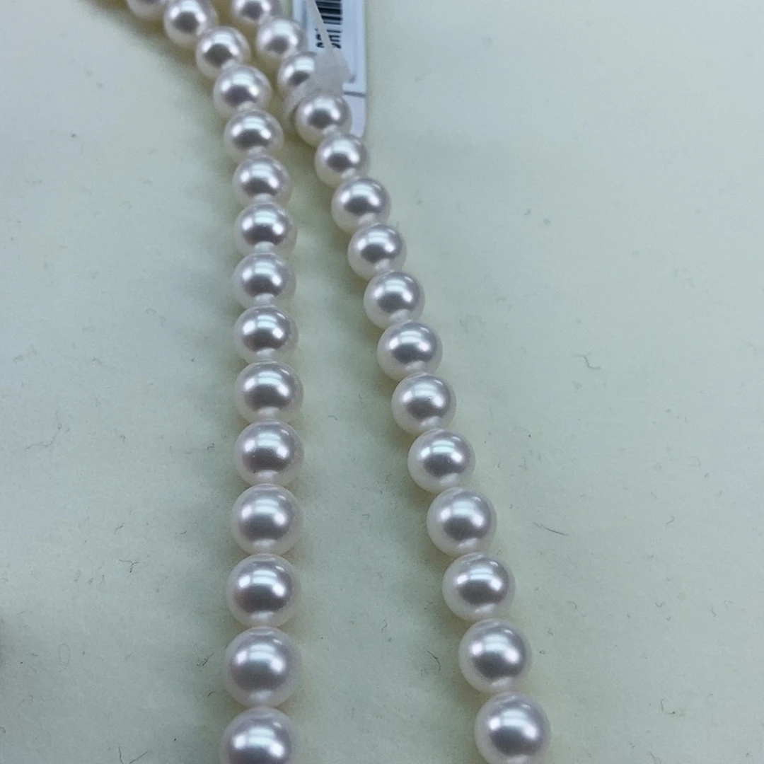 淡水珍珠8.5绸缎白澳白光毕业银S925镶嵌